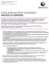 Téléchargez le document Communiqué de presse - Nouvelle agence Pôle emploi Draguignan(pdf, 128.07 KB) (Nouvelle fenêtre)