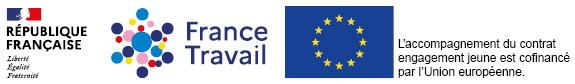 L'accompagnement du contrat engagement jeune est cofinancé par l'Union européenne.
