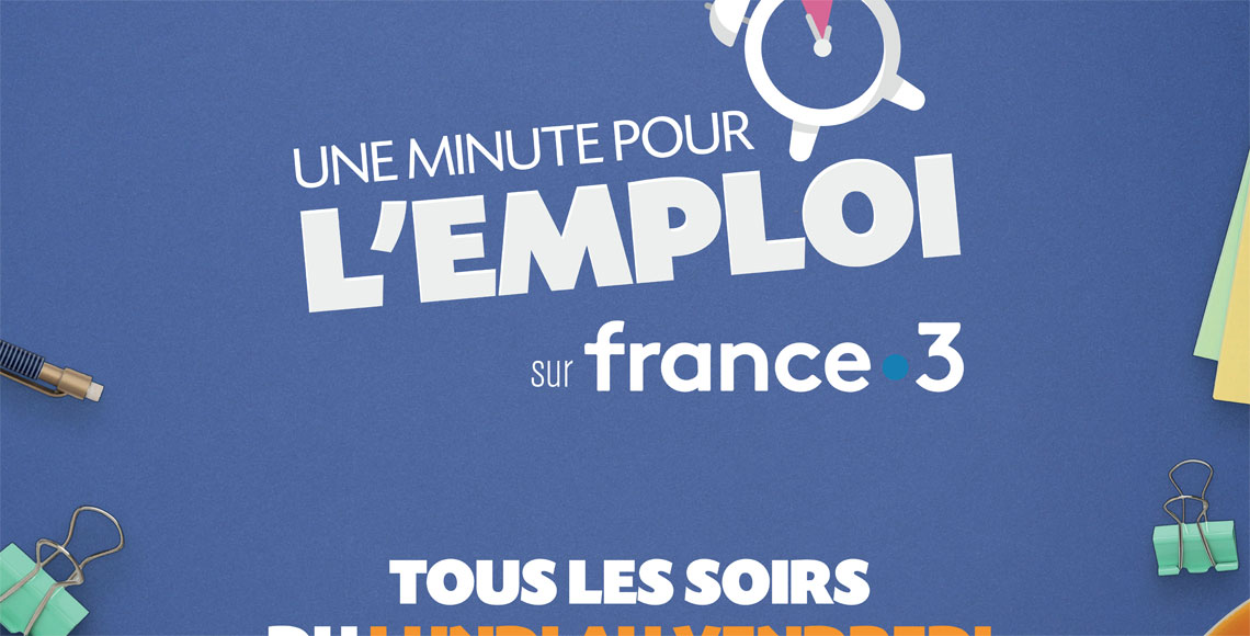 « Une minute pour l’emploi » un rendezvous conseil quotidien sur France 3 France Travail