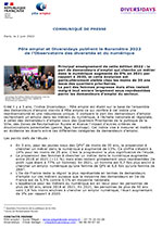 Téléchargez le document 20220601---CP---Pôle-emploi-et-Diversidays-publient-le-Baromètre-2022-de..jpg(pdf, 548.25 KB) (Nouvelle fenêtre)