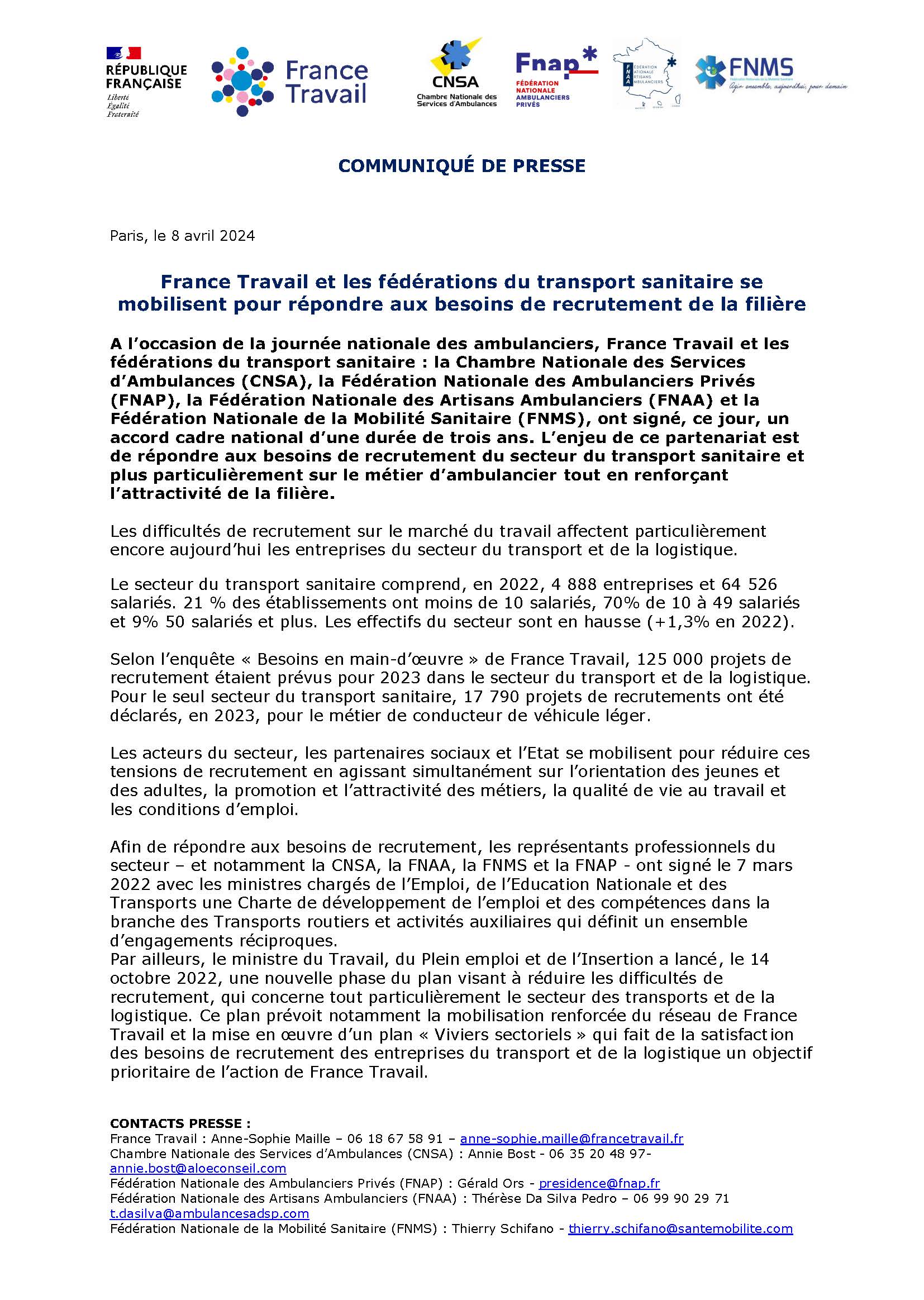 Téléchargez le document 20240408 - CP - France Travail et le federations du transport(pdf, 237.9 KB) (Nouvelle fenêtre)