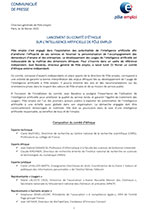 Téléchargez le document CP-Lancement-du-comité-d'éthique-sur-lintelligence-artificielle-1.jpg(pdf, 272.08 KB) (Nouvelle fenêtre)